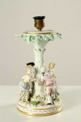 Lampada in Porcellana di Meissen