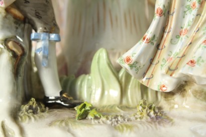ceramica, ceraniche antiche, porcellane, porcellane di meissen, lampade antiche, lampade del 900, primi 900