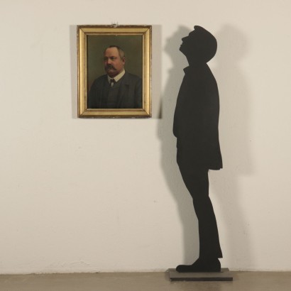Portrait of a Man Painting Late 19th Century