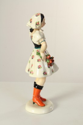 ceramica, preciosa, contadinella, anni 30/40