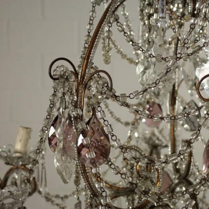 antike, Kronleuchter, antike Kronleuchter, antike Kronleuchter, antike italienische Kronleuchter, antike Kronleuchter, neoklassischer Kronleuchter, Kronleuchter aus dem 19. Jahrhundert