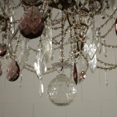 antike, Kronleuchter, antike Kronleuchter, antike Kronleuchter, antike italienische Kronleuchter, antike Kronleuchter, neoklassischer Kronleuchter, Kronleuchter aus dem 19. Jahrhundert