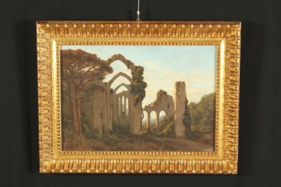 arte ottocentesca, Achille Vertunni (1826-1897), Achille Vertunni, paesaggi, paesaggi di vertunni, olio su tela