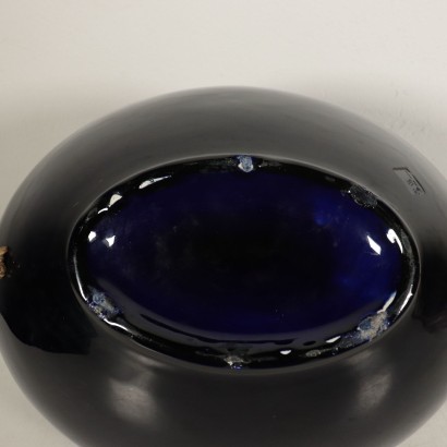 Vase à deux Anses Céramique Bronze Italie Fin '800-Début '900