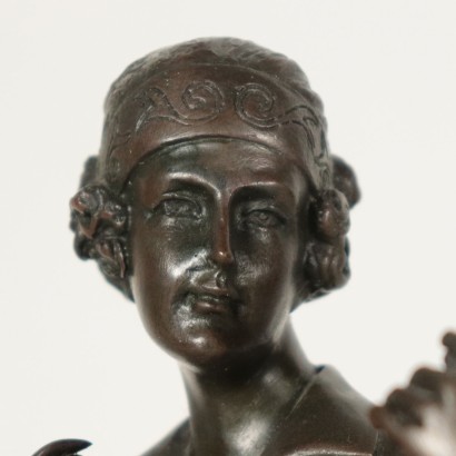 Sculpture Bronze Marbre '900