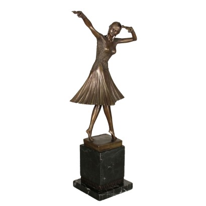 Skulptur, kopie von Demetre Haralamb Chiparus (1886-1947)