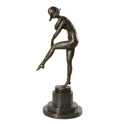 Weibliche figur, kopie von Demetre Haralamb Chiparus (1886-1947)