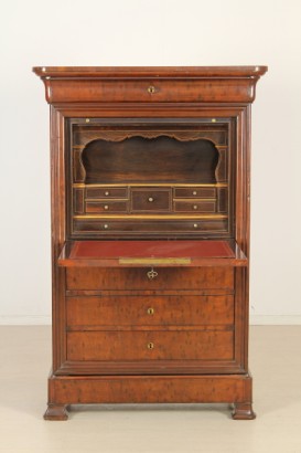 antiquariato, ribalte, secretaire, secretaire luigi filippo, secretaire meta 800, secretaire mogano di cuba, secretaire italia, secretaire
