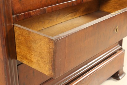 antiquariato, ribalte, secretaire, secretaire luigi filippo, secretaire meta 800, secretaire mogano di cuba, secretaire italia, secretaire