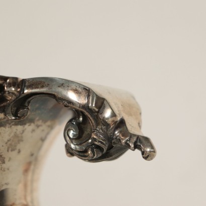 Centre de Table Argent Marque d'Argent Gr.1736 Italie Moitié'900