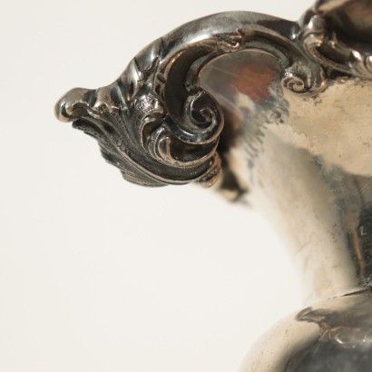 Centre de Table Argent Marque d'Argent Gr.1736 Italie Moitié'900