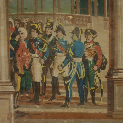 Tribute to Napoleon Oil Painting 19th Century