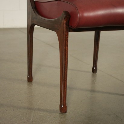 Suite de six Chaises La Permanente Mobili Cantù Italie Années 60