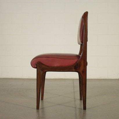 Suite de six Chaises La Permanente Mobili Cantù Italie Années 60