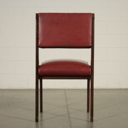 Suite de six Chaises La Permanente Mobili Cantù Italie Années 60