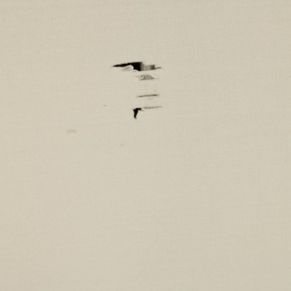 Lampe de Table Artemide Cini Boeri Acier Tissu Années 70