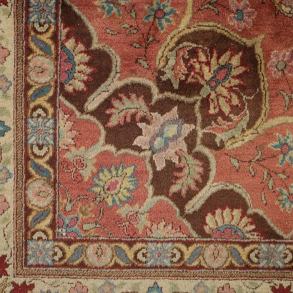 Tapis Tabriz Cotone Laine Fabrication manuelle Iran Années 80