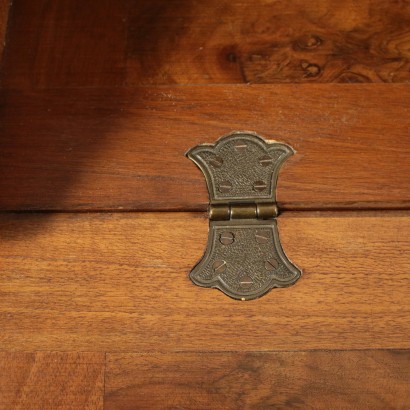 Commode Scriban Style lombard Placage Noyer Italie '900