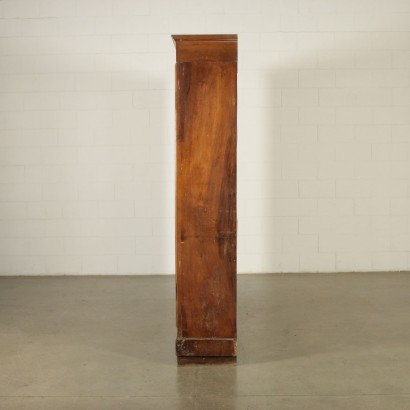 Bibliothèque à quatre Portes Noyer Italie Début '800