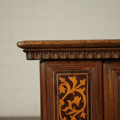 Cassapanca intarsiata