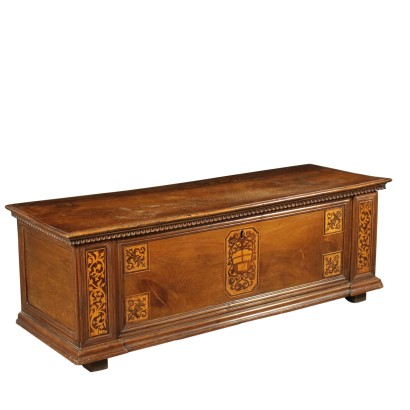 Cassapanca intarsiata