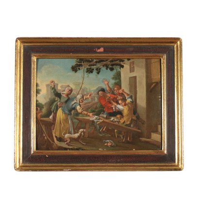 Scena di genere fine XVIII secolo