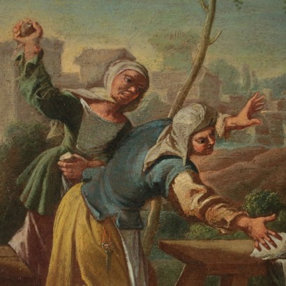 Scena di genere fine XVIII secolo