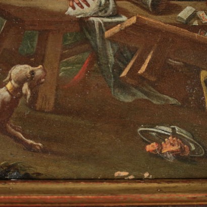 Scena di genere fine XVIII secolo