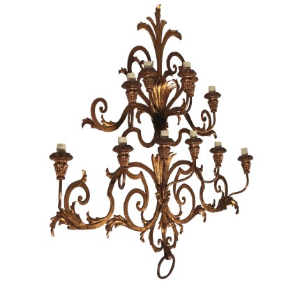 Grande Applique in Ferro Dorato