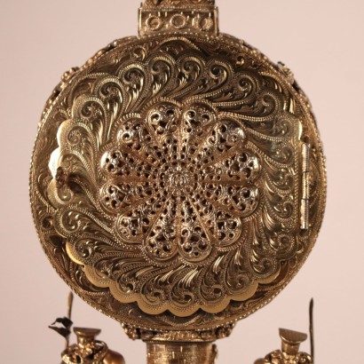 antigüedades, reloj, reloj antigüedades, reloj antiguo, reloj antiguo italiano, reloj antiguo, reloj neoclásico, reloj del siglo XIX, reloj de péndulo, reloj de pared, reloj de mesa de plata