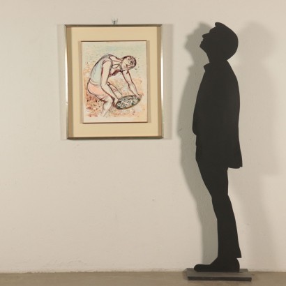 Acquarello di Giuseppe Migneco