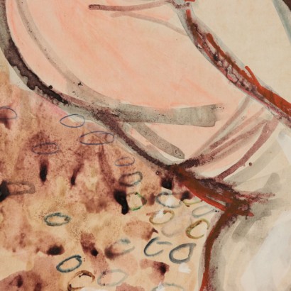 Acquarello di Giuseppe Migneco