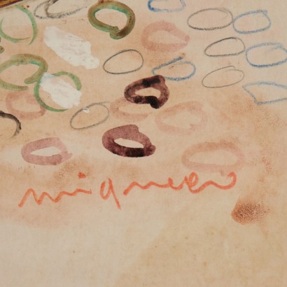 Acquarello di Giuseppe Migneco