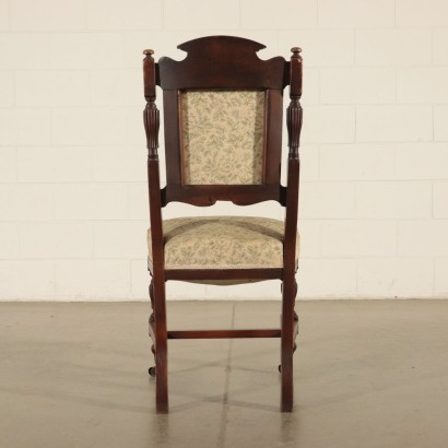 Suite de quatre Chaises Acajou Italie Fin '800