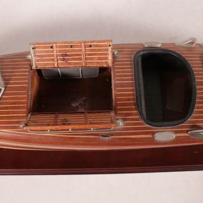 Bateau Construit à la Main Bois Métal '900