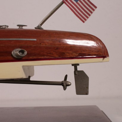 Bateau Construit à la Main Bois Métal '900