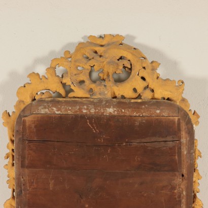 Haute Miroir Bois doré France Dernier quart '800