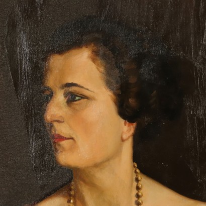 Annibale Scaroni,Gran retrato de una dama,Annibale Scaroni,Annibale Scaroni,Annibale Scaroni