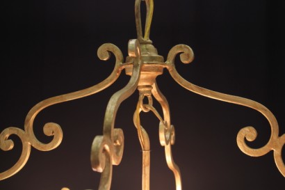 bottega del 900, illuminazione, Lampadario tipo lanterna, lampadario 900, lanterna 900, lampadario del novecento