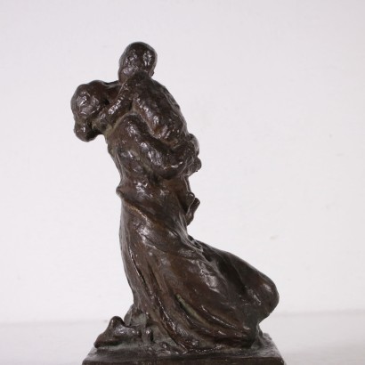 Sculpture Franco Bargiggia Bronze Marbre Italie '900