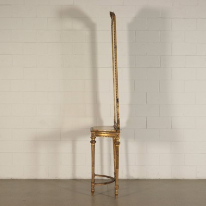 Console Style Néo classical avec Miroir Marbre Italie '900