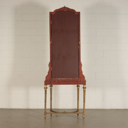 Console Style Néo classical avec Miroir Marbre Italie '900