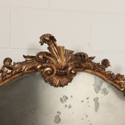 Miroir en Style Bois doré Italie Première moitié '900