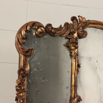 Miroir en Style Bois doré Italie Première moitié '900