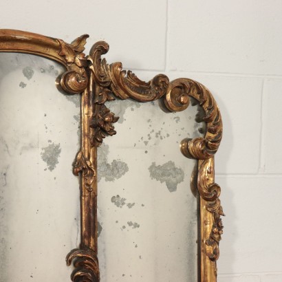 Miroir en Style Bois doré Italie Première moitié '900