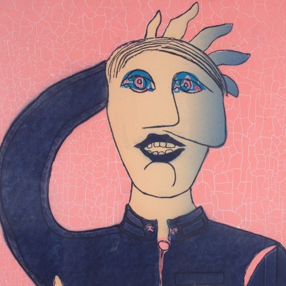 Litografia di Enrico Baj