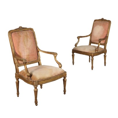 Paar Sessel Louis XVI