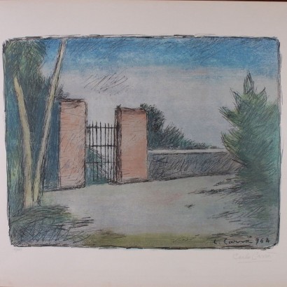 Litografia di Carlo Carrà