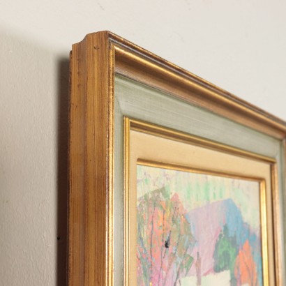 Printemps à St.Romuald de Albert Rousseau Huile sur Panneau '900