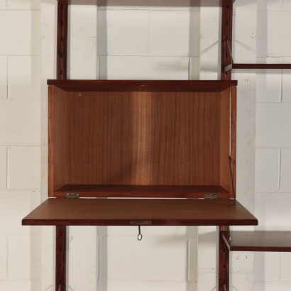 antigüedades modernas, antigüedades de diseño moderno, librería, librería antigua moderna, librería antigua moderna, librería italiana, librería vintage, librería de los 60, librería de diseño de los 60